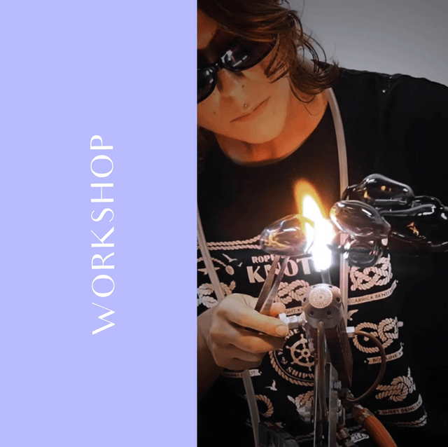 Workshop privé au soufflage du verre